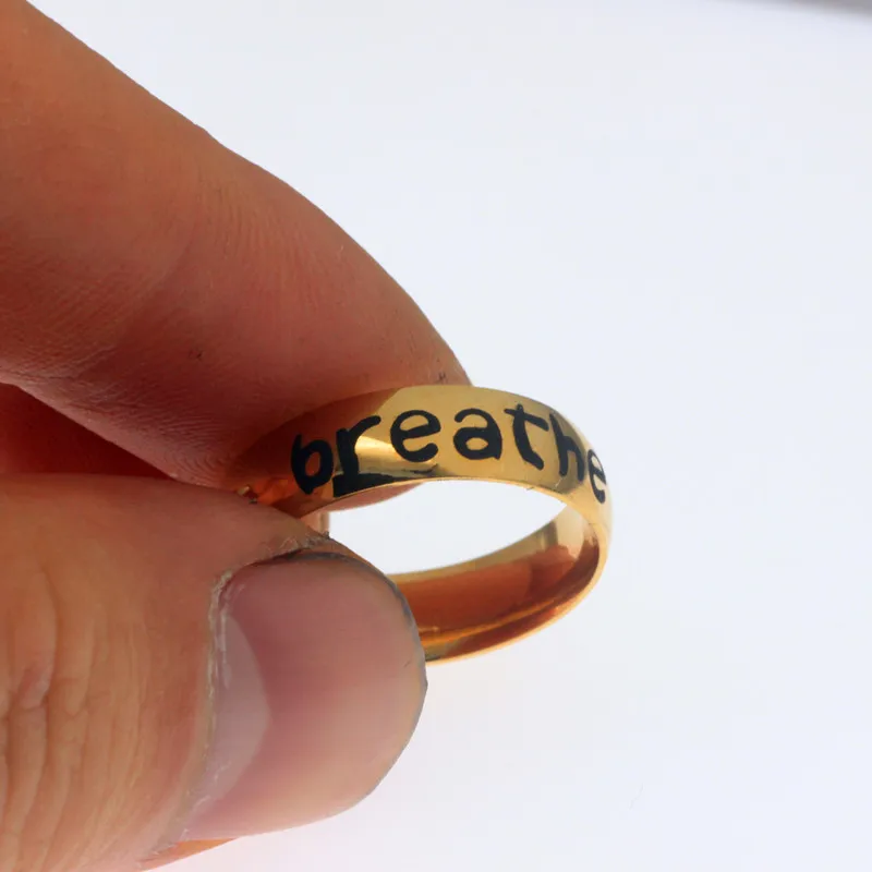 Из нержавеющей стали понимание дыхания кольцо суицид подавление Пауза дышат