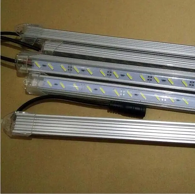 100 см 72 * (двойные чипы) SMD 8520 led бар свет 1 м супер яркий 12В LED жесткая полоса лампа + U