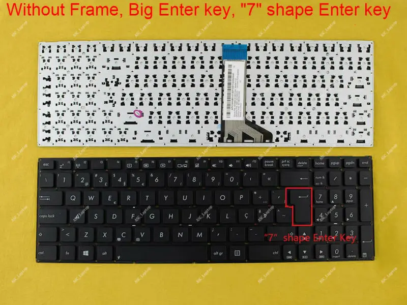 Новая PT португальская Клавиатура Teclado для ноутбука ASUS X503M X503MA R515M R515MA P551CA P551MA без