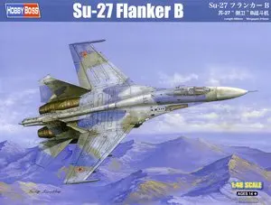 Модели самолетов Hobby Boss масштаба 1/48 российский истребитель Su -27 &quotс флангом B 81711 |