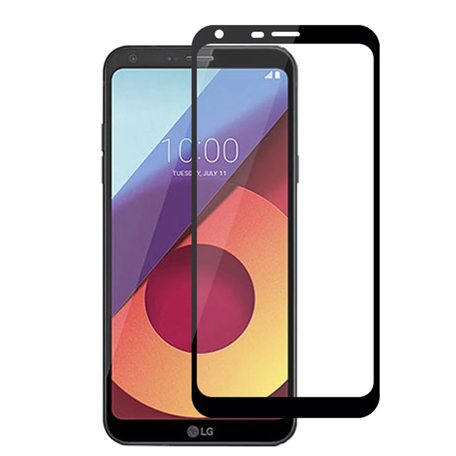 Полное покрытие закаленное стекло для LG Q6 Q6A Защитная пленка для экрана для LG Q6 Plus M700N стекло