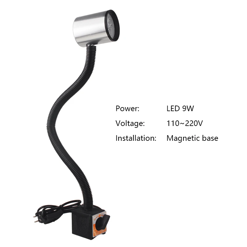 LED 9W 110-220V a Гаражный светодиодный светильник s 9 Вт 12 в 36 В 220 В машинный светильник станок с ЧПУ фрезерный станок светильник Промышленный светодиодный светильник швейный станок токарный светильник s - Цвет: LED 9W 110-220V a