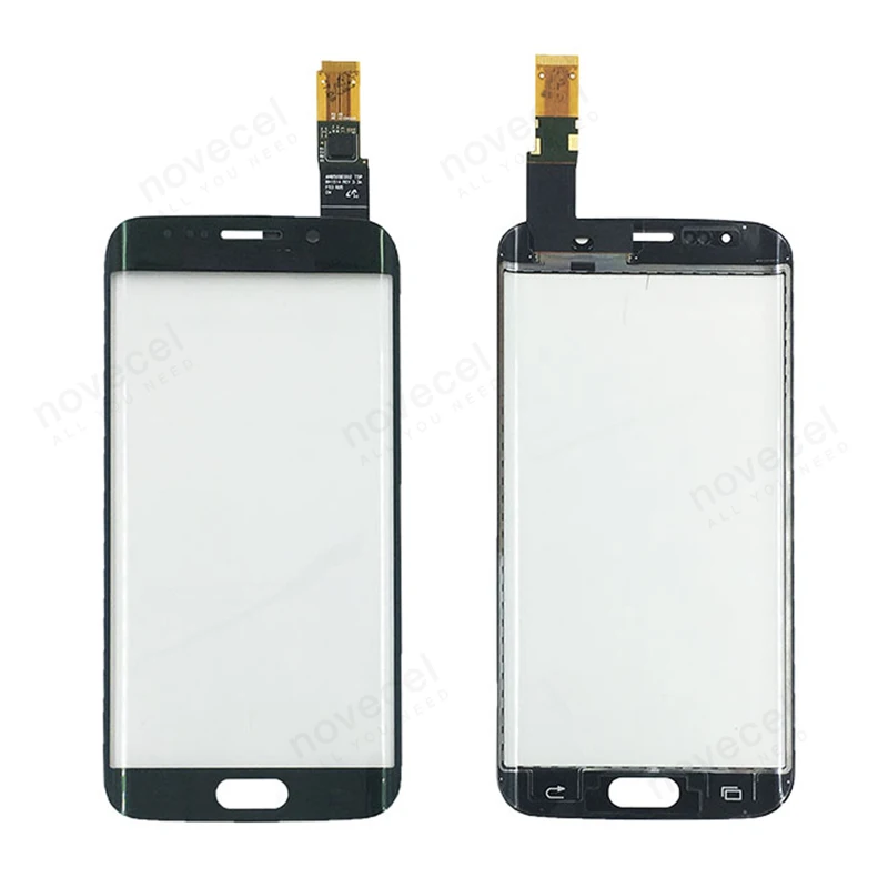 G925 сенсорный экран дигитайзер для samsung Galaxy S6 Edge G9250 G925F сенсорный сенсор стеклянная панель Замена Ремонт Часть