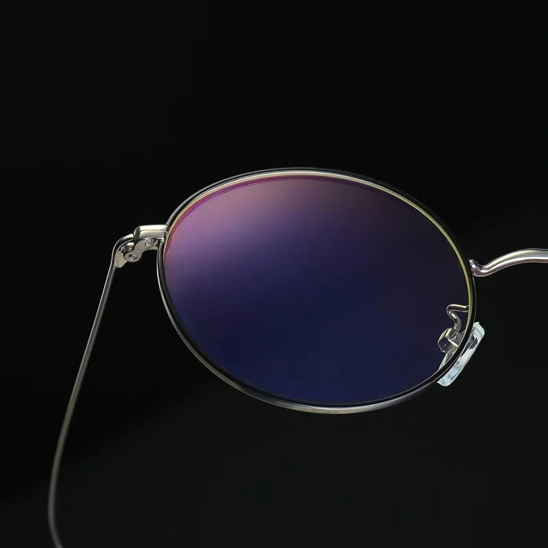 

W-140Myopia Prescription Glasses for Men Women Eyewear Round Students Thin temple Anti Blue RAY Computer Goggles glasses Frame