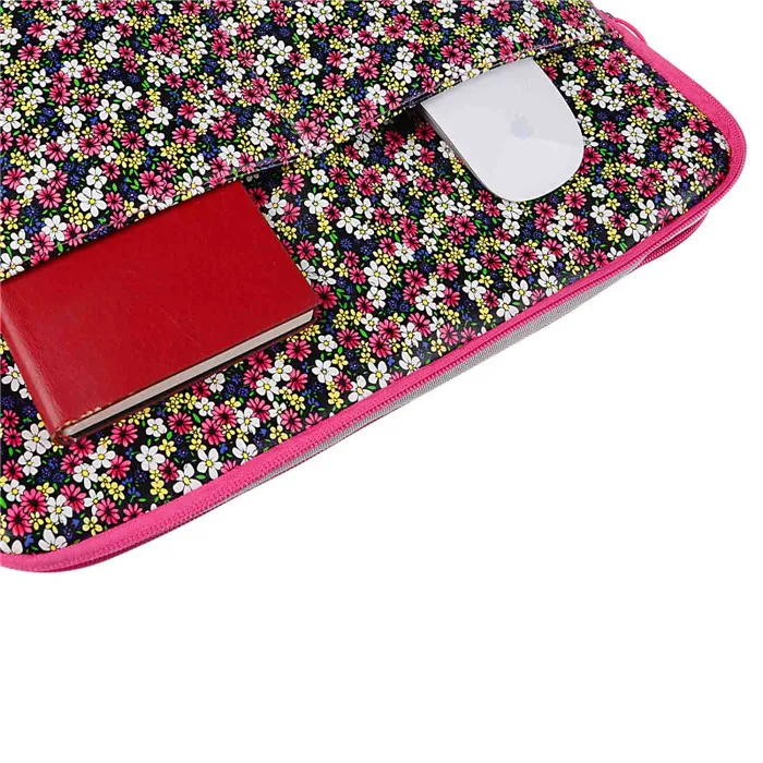 Водонепроницаемый чехол из искусственной кожи в стиле ретро черный для ноутбука