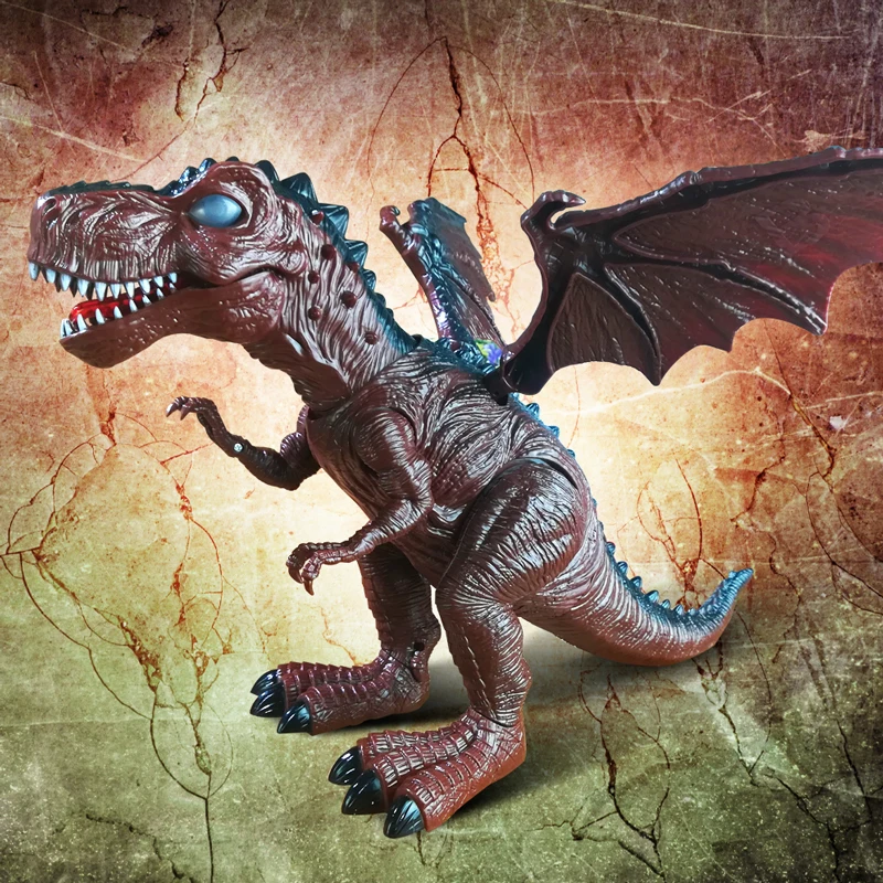 

New Electronic Tyrannosaurus Rex Toy, Electric Dinosaur Robot With Flashing & Sounding Dinosaurs For Games Hot Toy Gift for Kids