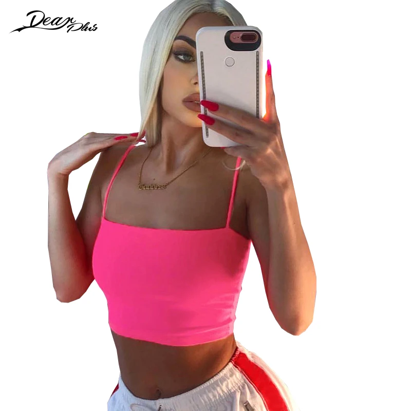 Пикантные без бретелек Хлопок майки ками для женщин Slim Fit повседневное летний