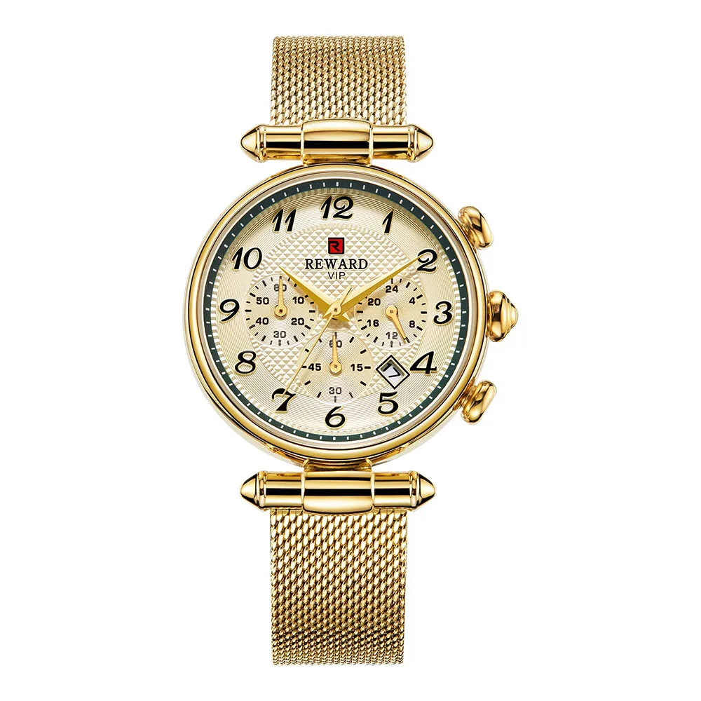 Reloj mujer, розовое золото, женские Роскошные наручные часы со стальным браслетом, женские водонепроницаемые аналоговые кварцевые часы с хронографом, Montre Femme