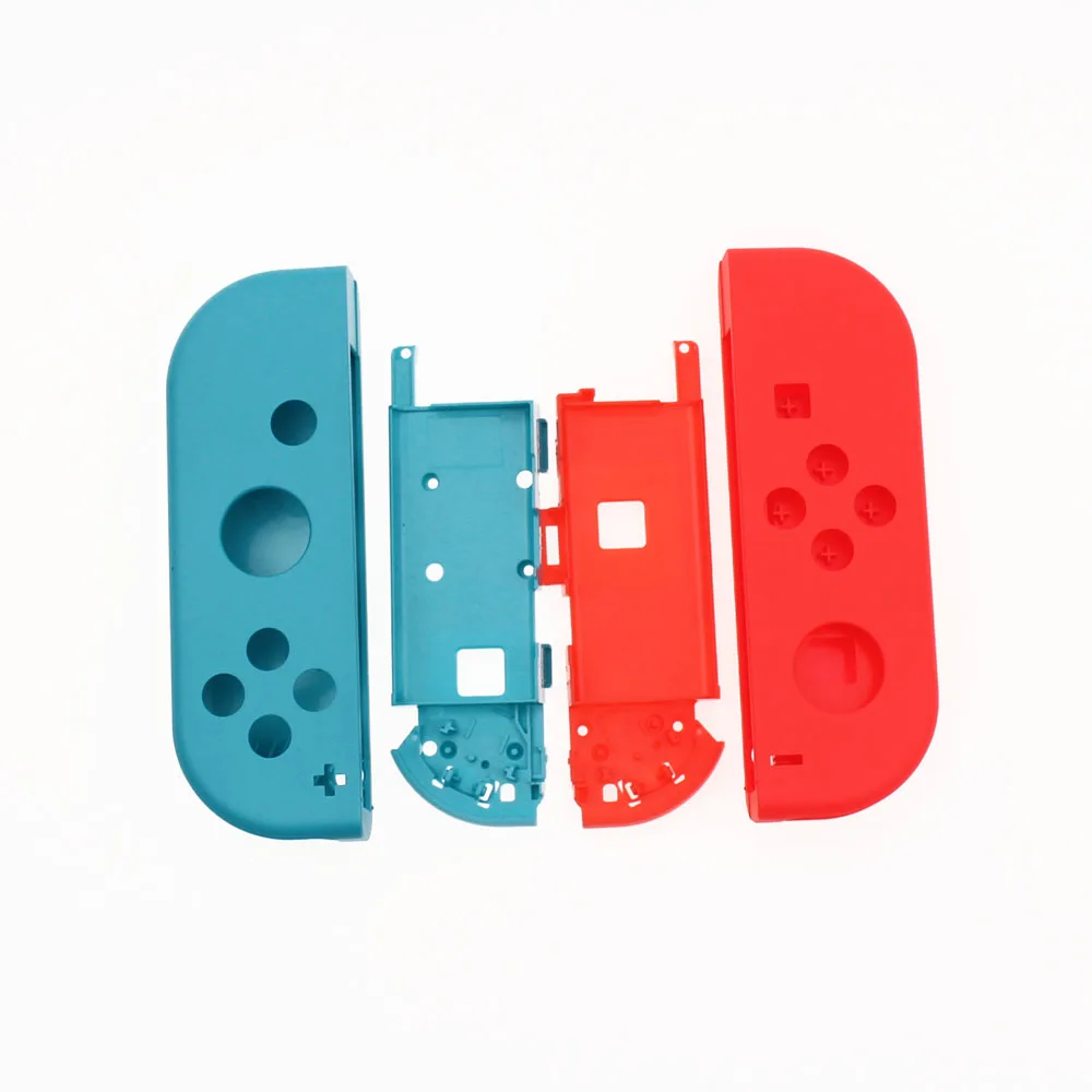 Зеленый, красный, для переключателя NAND Joy-Con сменный корпус для NS JoyCons контроллер Корпус Крышка для Joy Cons ремонт части - Цвет: FF