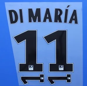 Black Nickel От MBAPPE NEYMAR JR MATUIDI DI MARIA CAVANI DRAXLER VERRATTI PASTORE T. SILVA LAVEZZI BEN ARFA nameset нашивка - Color: Black Nickel