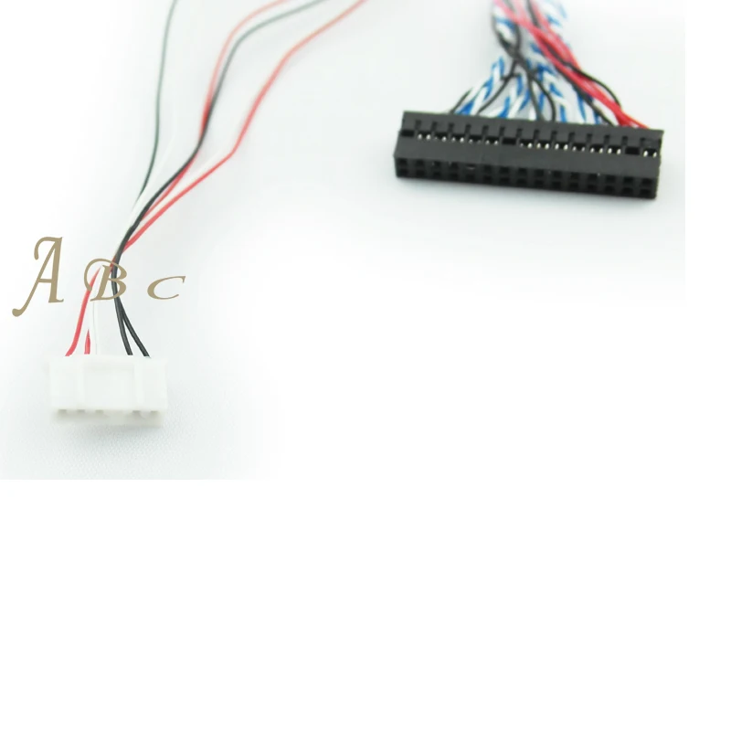 Оптовые поставки 10 шт. кабель LVDS IPEX 40 Pins Pitch 0 5 мм для 15 6-19 дюймов 2 канала 6 бит D6 LED