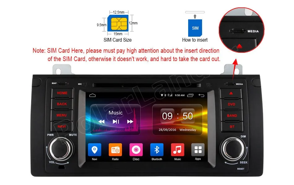 Android 6 0 Автомобильный GPS радио для BMW E39 X5 M5 E38 E53 dvd-плеер WIFI видео стерео рулевое