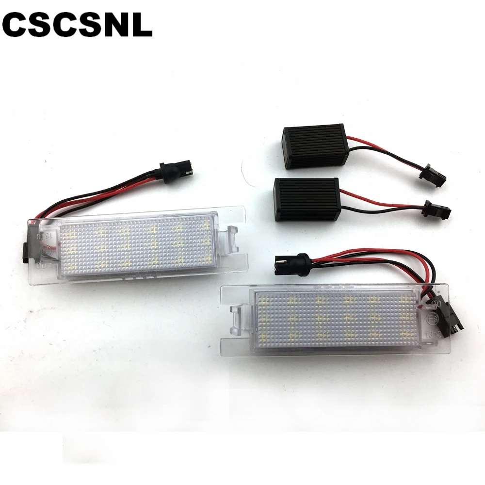 CSCSNL 2 шт./пара 18 светодиодный автомобиль Подсветка регистрационного номера