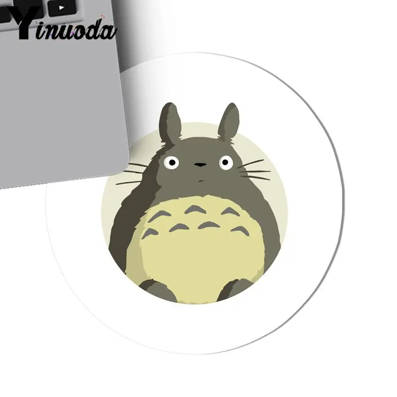 Yinuoda totoro аниме мягкий резиновый профессиональный игровой коврик для мыши