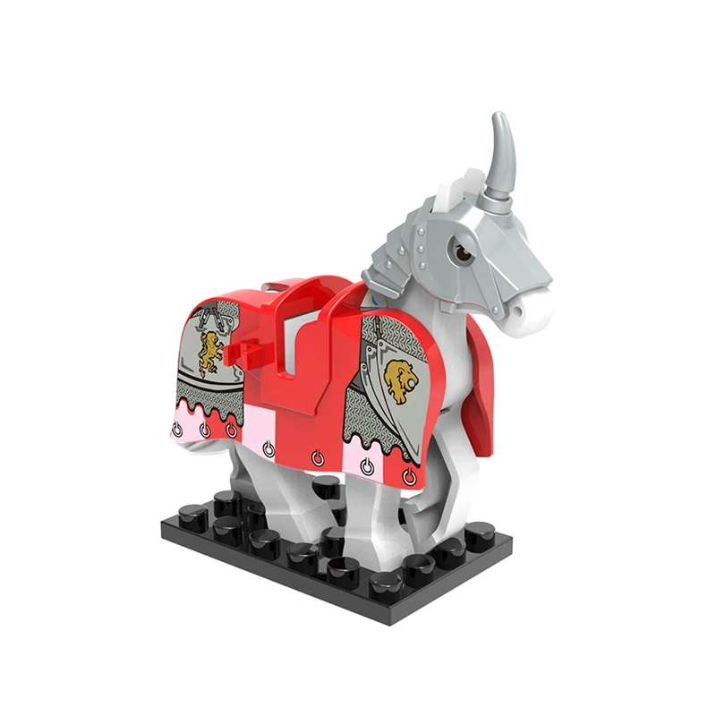 Mamadada 8 шт./компл. Building Block Властелин Кольца рыцарь лошадь modelbouw Конструкторы