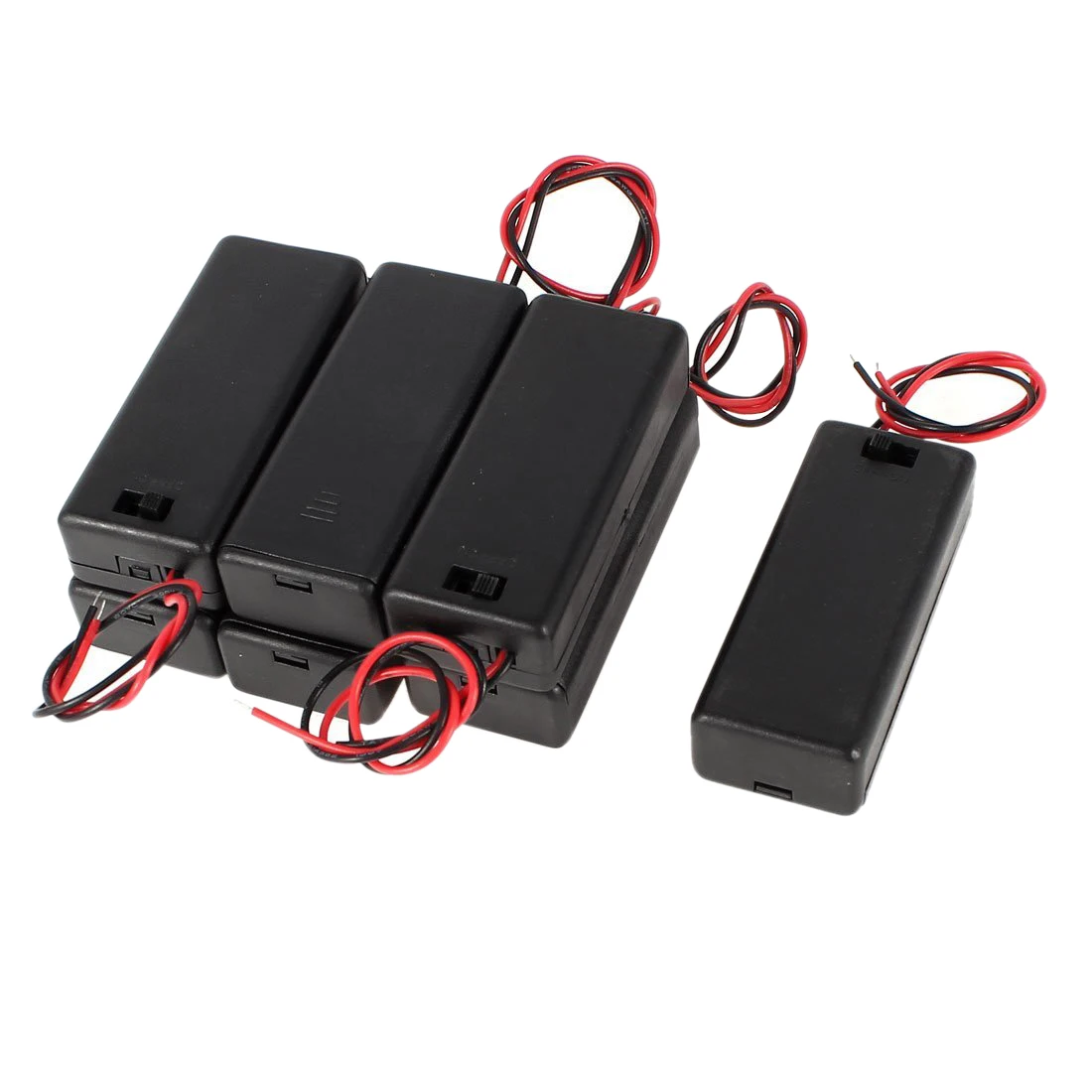 Лучшие предложения 7x переключатель вкл./выкл. Пластиковая крышка 2x1 5 V AAA Чехол