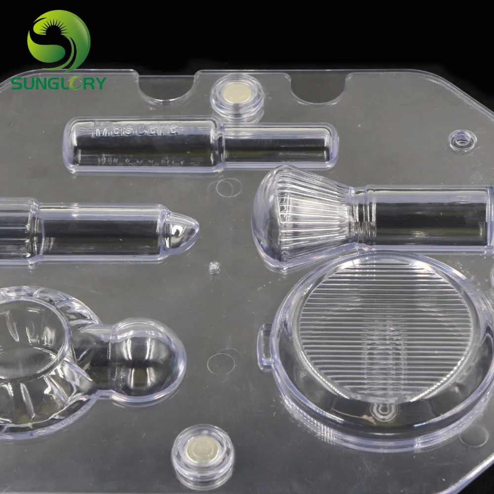 Большая поликарбонатная 3D Косметика сделай сам шоколадная форма стерео помада