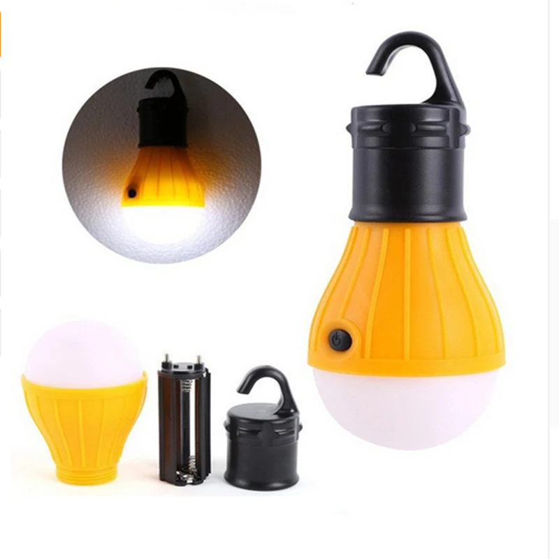 Camp Lights Bulb Lamp For Camping Tent Fishing 3LED Lantern Soft Light LED | Спорт и развлечения