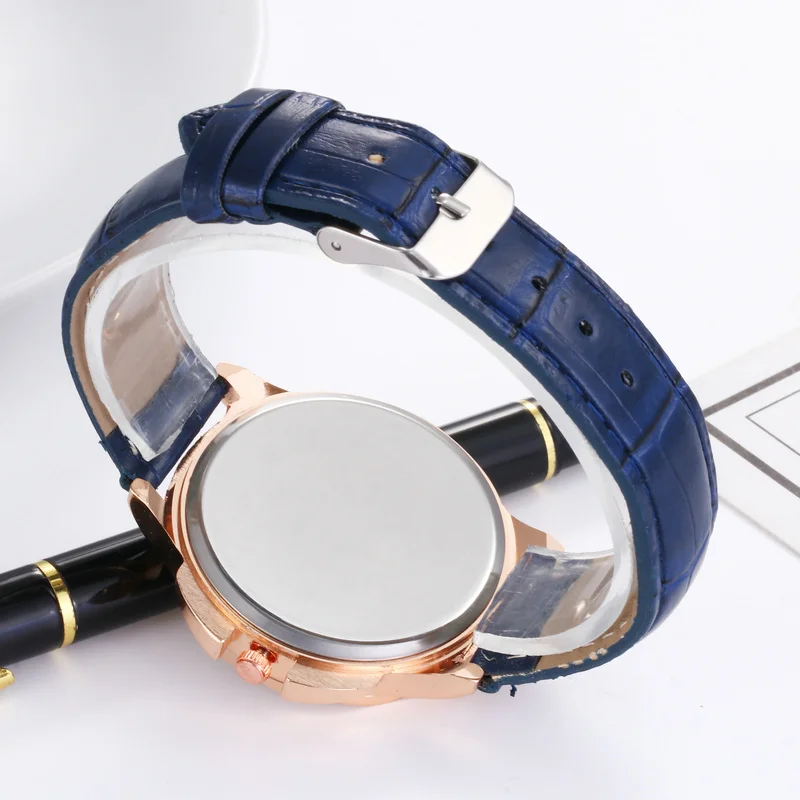 2018 цветок кожаные часы модные хрустальные стразы 5 листьев Вентилятор женские