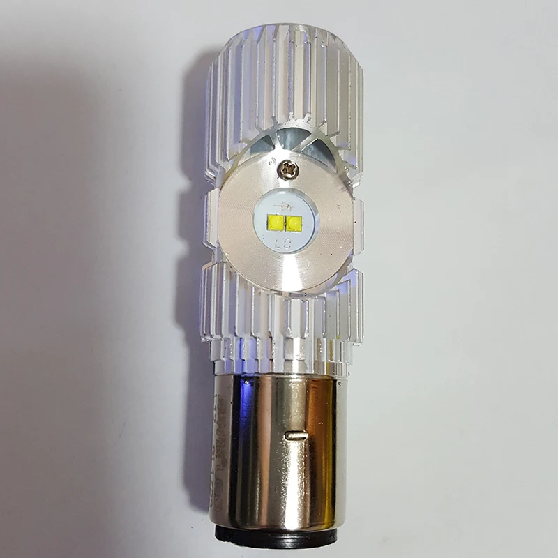 6000K BA20D LED мопед скутер фара Высокая Низкая лампа для Lambretta SYM Yamaha Piaggio Aprilia Benelli мото