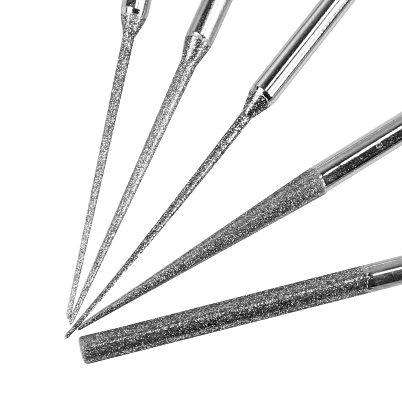 Мини дрель алмазная шлифовальная головка 3 мм хвостовик Бур Набор бит