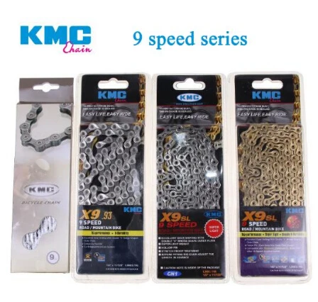 KMC X8 X9 X9sl X10 X10sl X11SL Catena Della 9 S 10 11 Oro для MTB/шоссейного велосипеда SHIMANO 8 velocita 116L цепь |