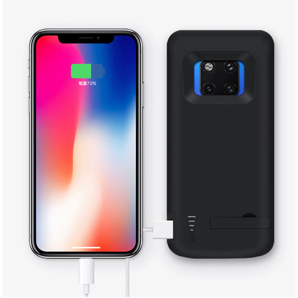 NTSPACE 6000 мАч Внешний аккумулятор зарядное устройство чехол для huawei mate 20 Pro Чехол для батареи портативный Банк питания быстрое зарядное устройство Чехлы для питания