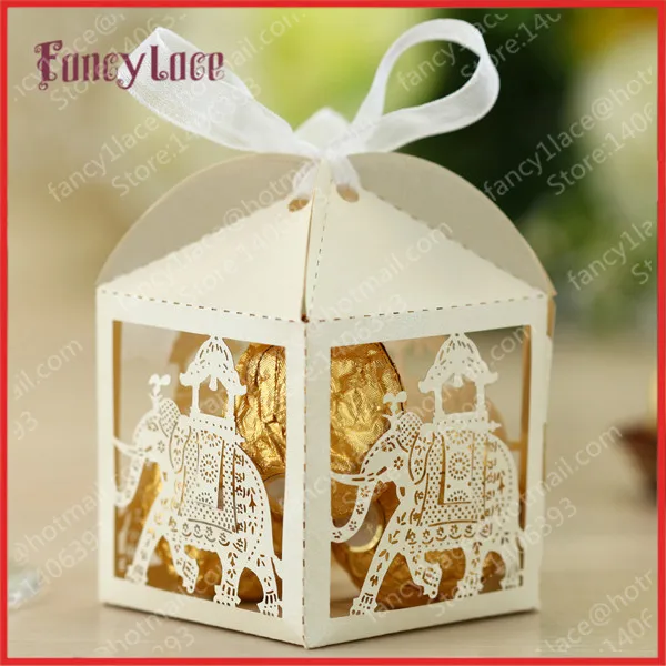Es Customized For Wedding Party Decoration, Diy Paper Chocolate Boxes 50pcs