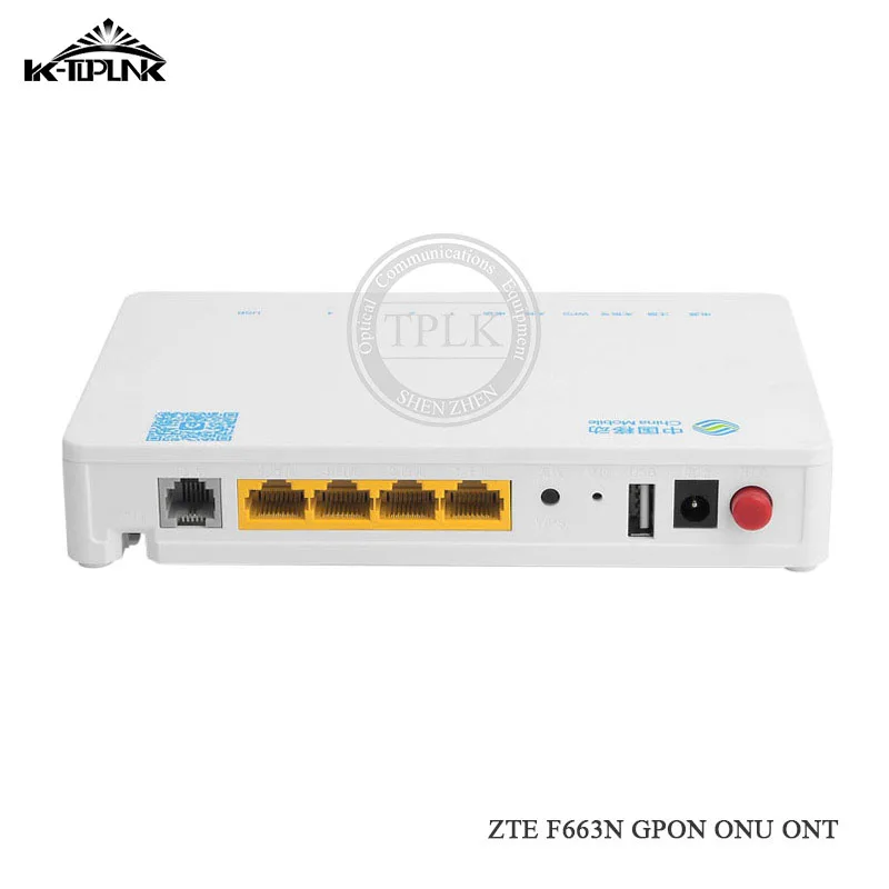 Используется ONU для zte ZXHN F663N GPON 3FE+ 1GE+ 1Tel+ USB+ wifi Ethernet порт ONU ONT как HG8546M F660 F623 F663N волоконно-оптический терминал