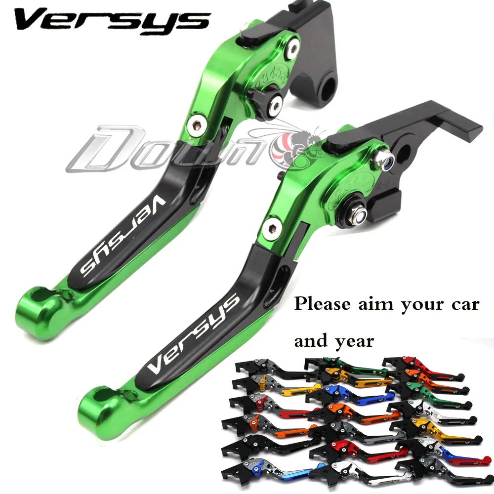 

Для Kawasaki VERSYS 1000 2015-2018 2016 2017 лазерный логотип (Versys) новые CNC регулируемые рычаги тормозной муфты мотоцикла