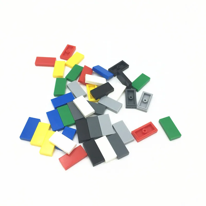 350 шт./лот MOC кирпичная плитка 1x2 с желобом детали для строительных блоков DIY