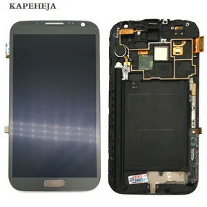 super amoled lcd display for samsung galaxy note 2 n7100 lcd display touch screen digitizer assembly free global shipping