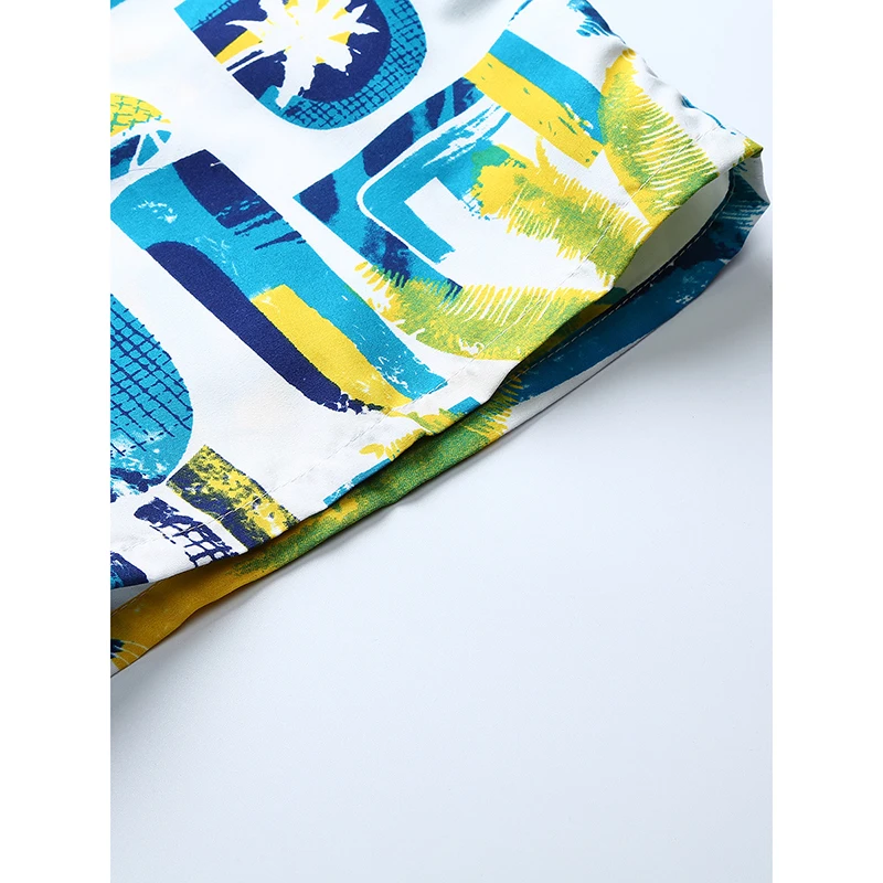 Новая летняя пляжная одежда с принтом мужские пляжные шорты быстросохнущие для