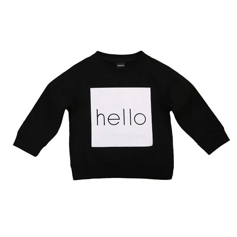 Футболка для маленьких мальчиков и девочек Детский костюм серый черный цвета