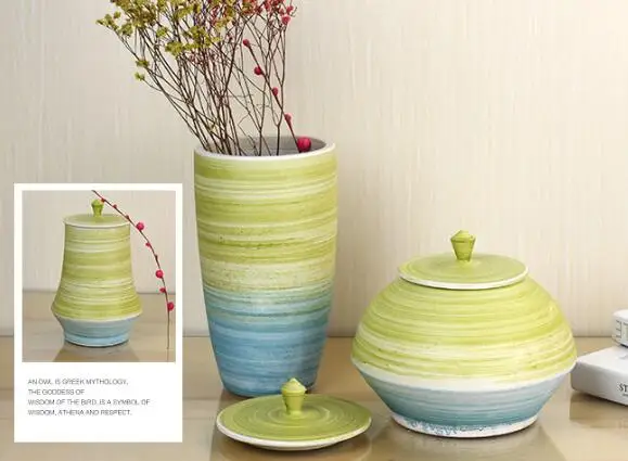 Фото Simple creative Home Furnishing ornaments combination handmade decorative ceramic pot Дом и сад Simple creative Home Furnishing ornaments combination handmade decorative ceramic pot Дом и сад