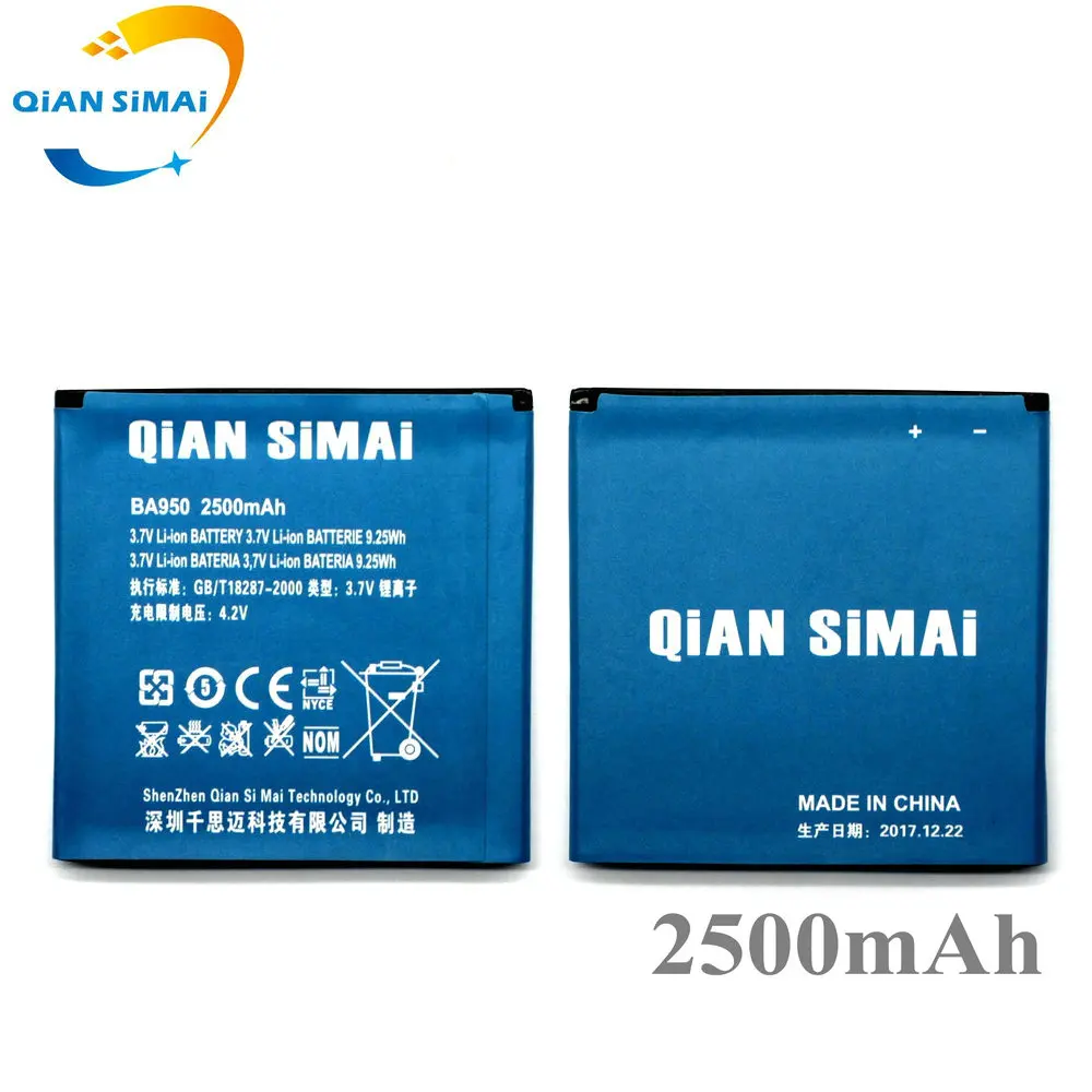 Сменный аккумулятор QiAN SiMAi BA950 2500 мАч для телефона SONY Xperia ZR M36h C5502 C5503 новинка 100%