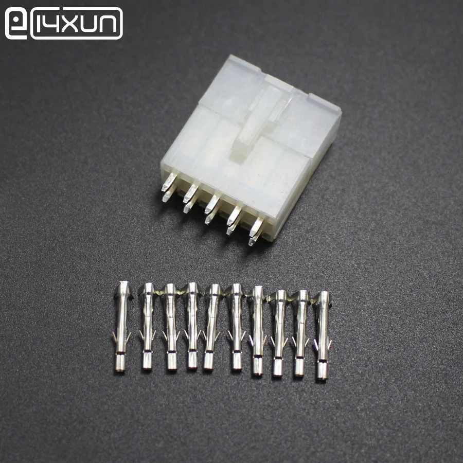 1 комплект 4 2 мм 5557/5569 10P автомобильный жгут проводов разъем 10Pin штекер и гнездо для
