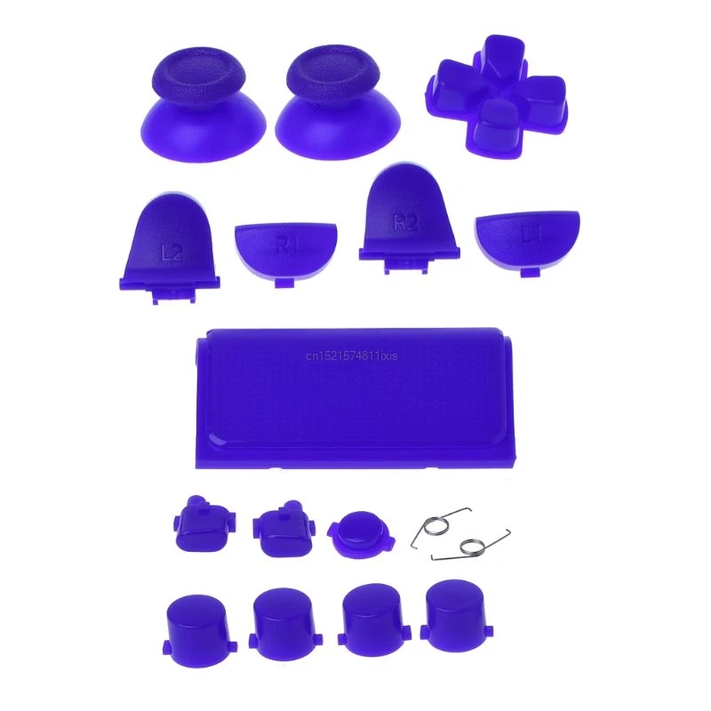 Полный набор сменных частей кнопки для playstation 4 Dualshock 4 PS4 PRO контроллер JDM JDS 040 R2 L2 R1 L1 - Цвет: 4