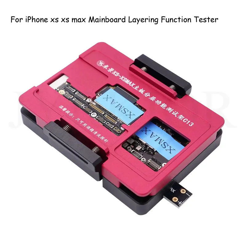 C13 For iP XS XS MAX MiJing C13 для iPhone X Xs/Xs Max тестирование функции платы без Meed сварки верхней и нижней основной платы тестер техническое обслуживание приспособление - Цвет: C13 For iP XS XS MAX
