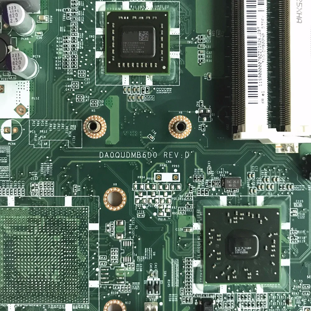 Для lenovo C325 C225 2" материнская плата aio с E450 1,66 GHZ cpu DA0UDQMB6E0 90000078 полностью протестирована