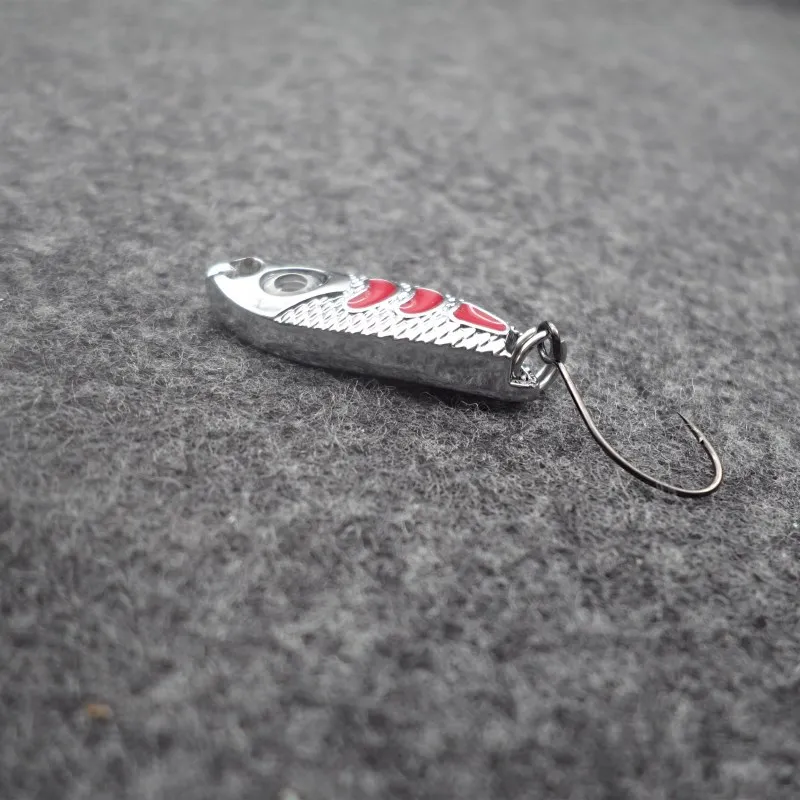 1.5g 2.5g 3.5g 5g Spoon Fishing Lure Metal Jigging Baits Hard Tackle Crankbait Jig Swimbait 3 Colors Optional | Спорт и развлечения