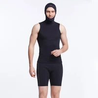men winter neoprene hat hood neck cover swim warm wetsuit diving cap shoulder snorkeling diving accessory