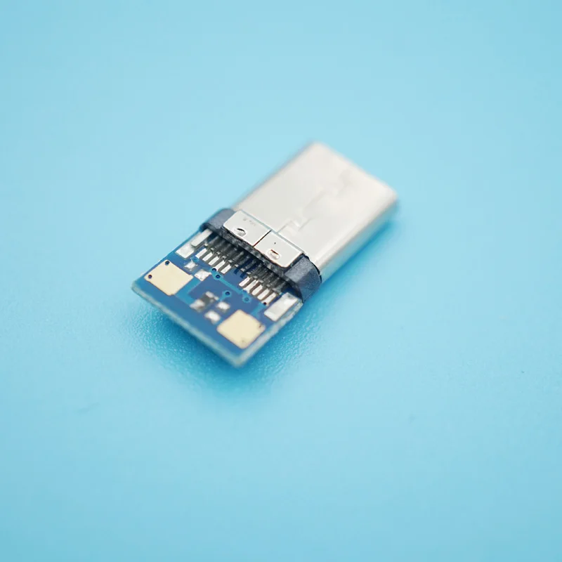 50 шт. USB Type C с печатной платой штекер разъема 2P Быстрая зарядка type c 2 0 Версия Jack|usb