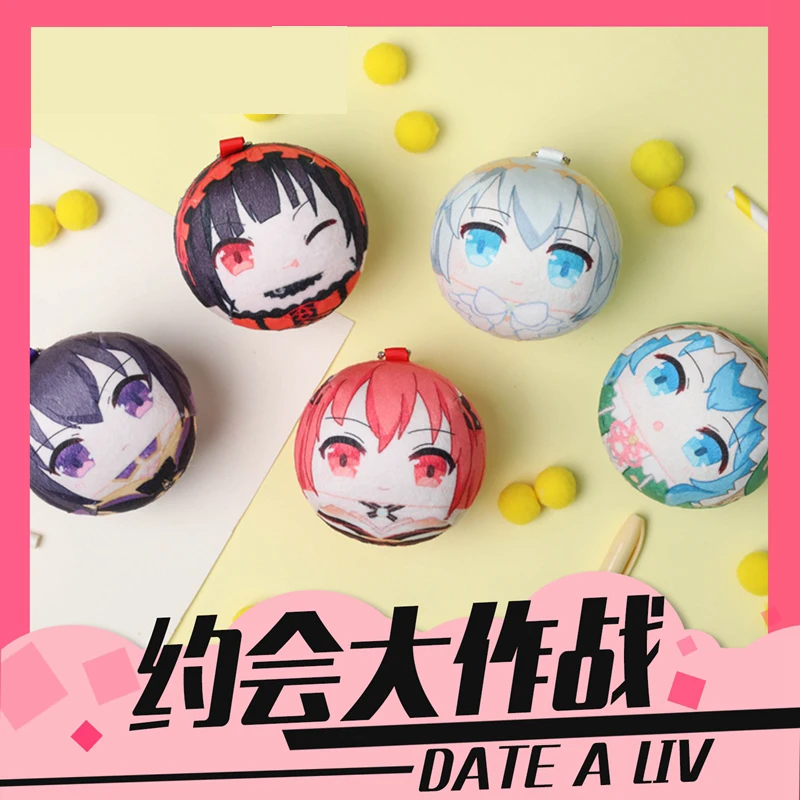 Японский аниме Дата Живая Yatogami Tohka Tobiichi оригами Косплей Dango милые плюшевые куклы