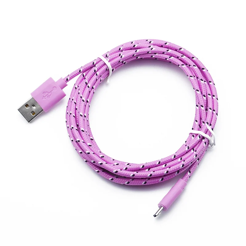 Универсальный usb-кабель для зарядки и передачи данных 1 м пеньковый шнур Micro USB