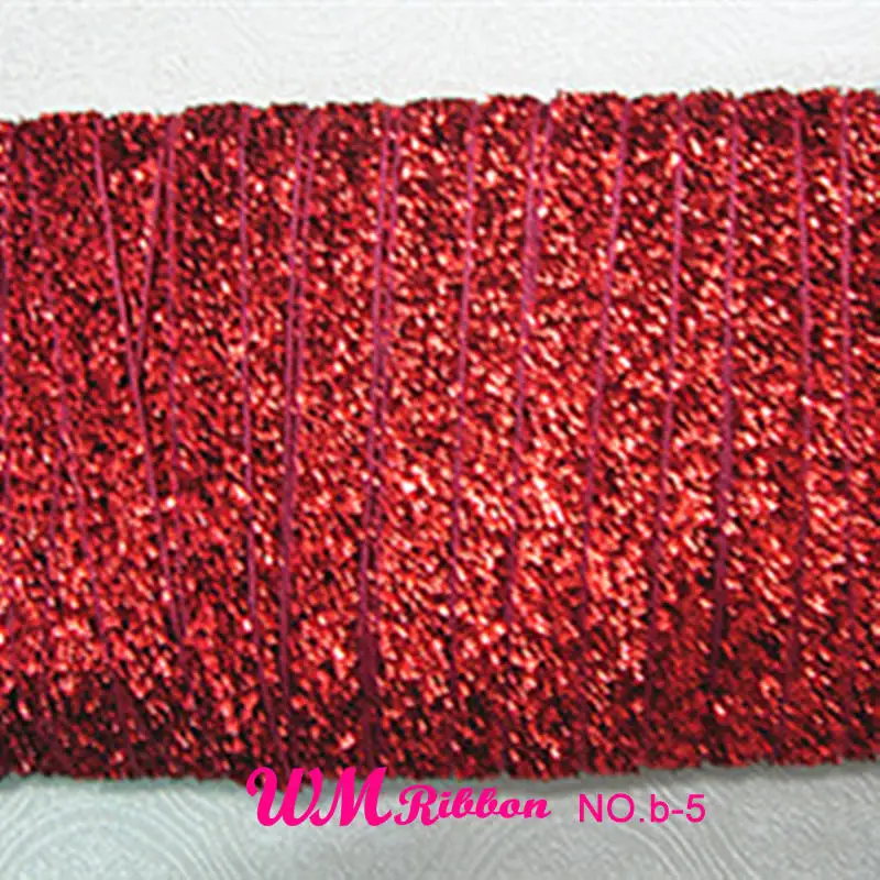3/8inch 9mm glitter ribbon 25yards/roll for hair tie headband | Дом и сад