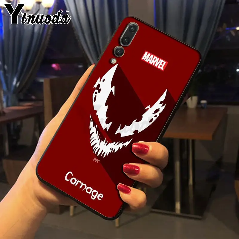 Yinuoda Venom Diy защитный чехол для сотового телефона Huawei nova 3i P20Lite P10 Plus Mate10Lite Mate20 P20 Pro