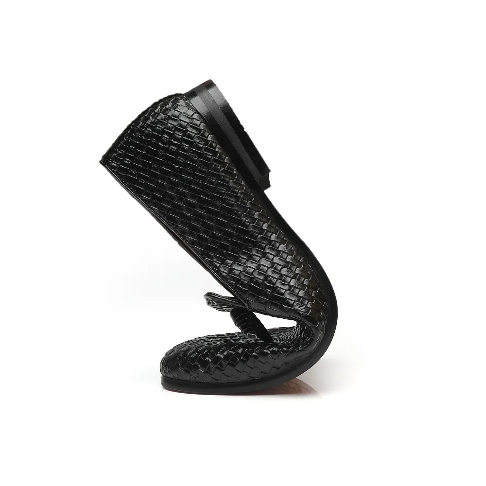 

New Men Tassel Shoes Casual Leather Dress Handmade Loafers Woven Oxfords Moccasins Wedding Flat Shoes Plus size 38-48