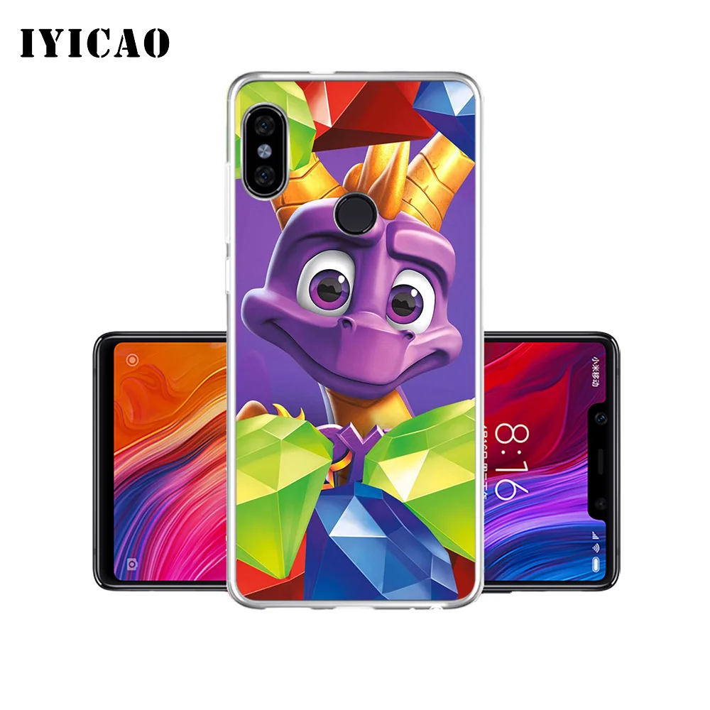 Мягкий силиконовый чехол IYICAO Spyro The Dragon для телефона Xiaomi Mi 9 8 SE 6 A1 A2 Lite F1 MIX2S MIX3 из