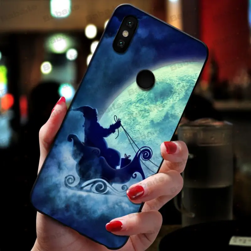 Рождественский чехол для xiaomi mi 8se 6 mi8lite note2 note3 mix2 max2 max3|Бамперы| |